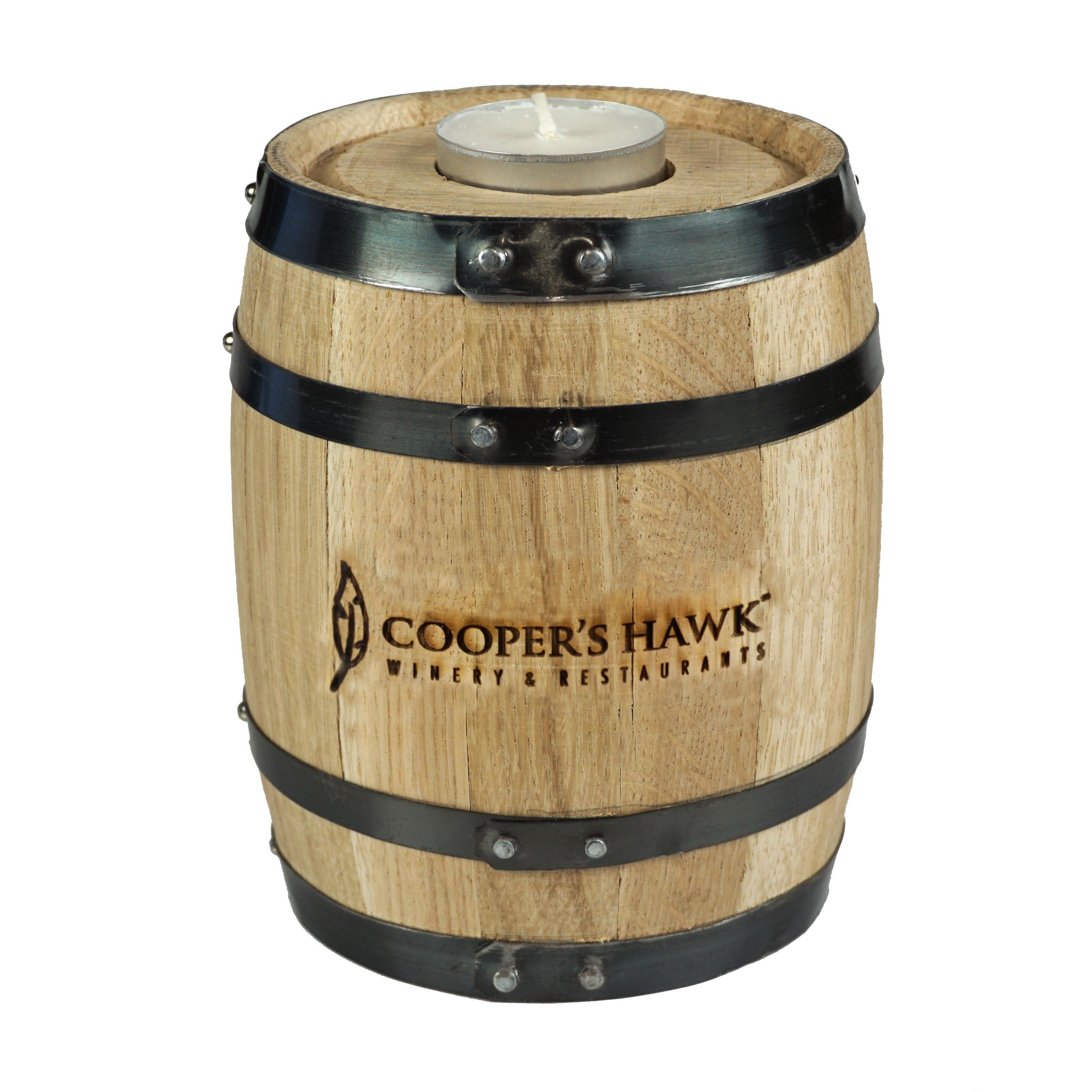 Oak Barrel Products Specialty Barrels Barrel Candle Holder