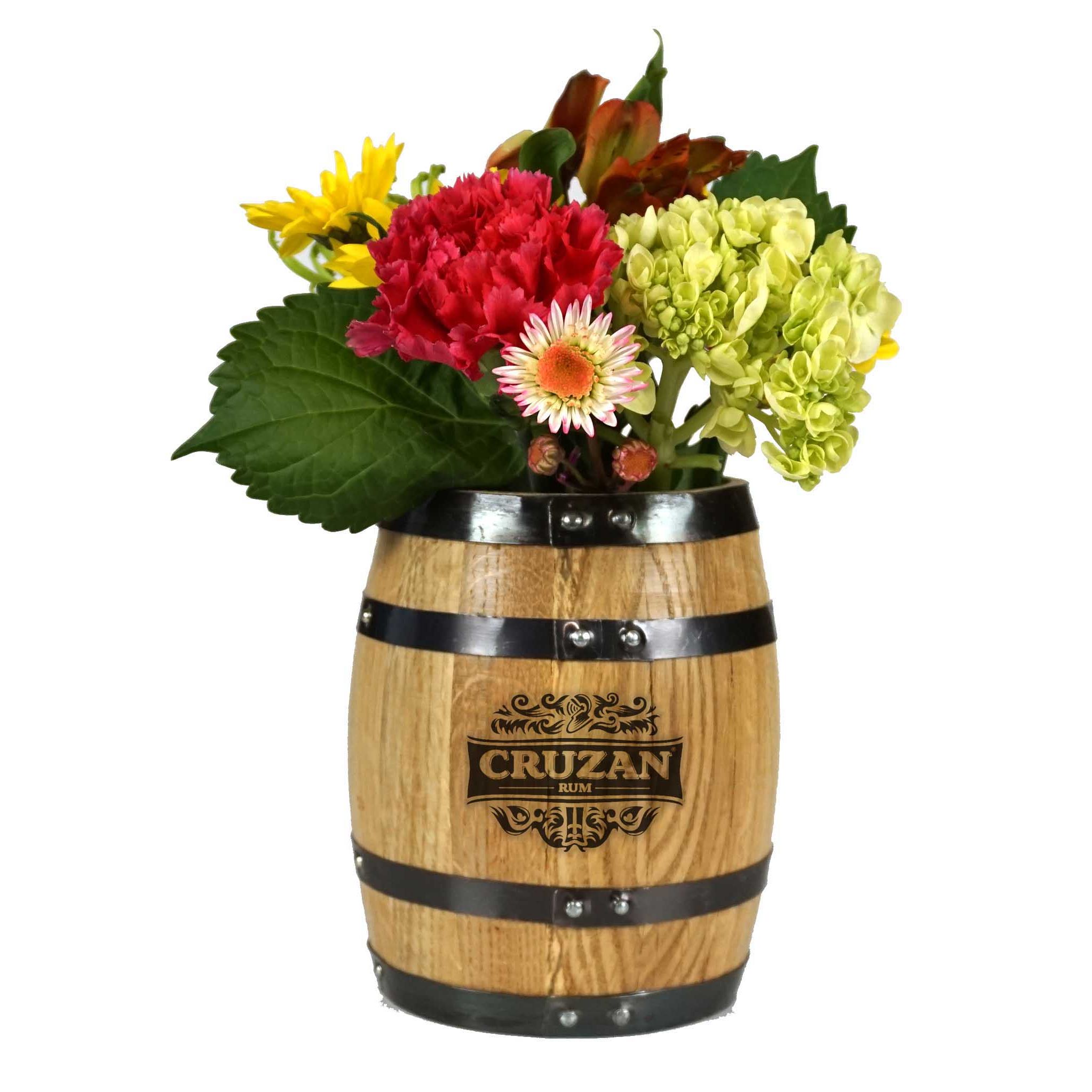 Barrel BankBarrel Flower Pot