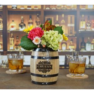 Barrel Flower Pot